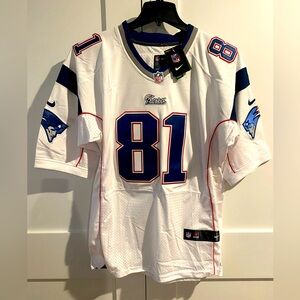 New England Patriots Hernandez #81 NFL Nike Jersey, Men's Large New With Tags